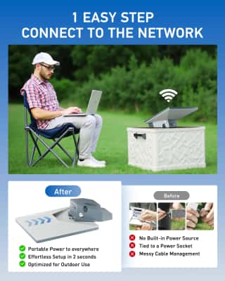 Підключити Starlink Mini до живлення можна за один крок